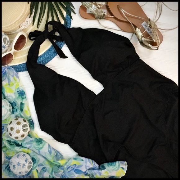 Beach Betty Other - Beach Betty By Miracle Brands Black Swimsuit